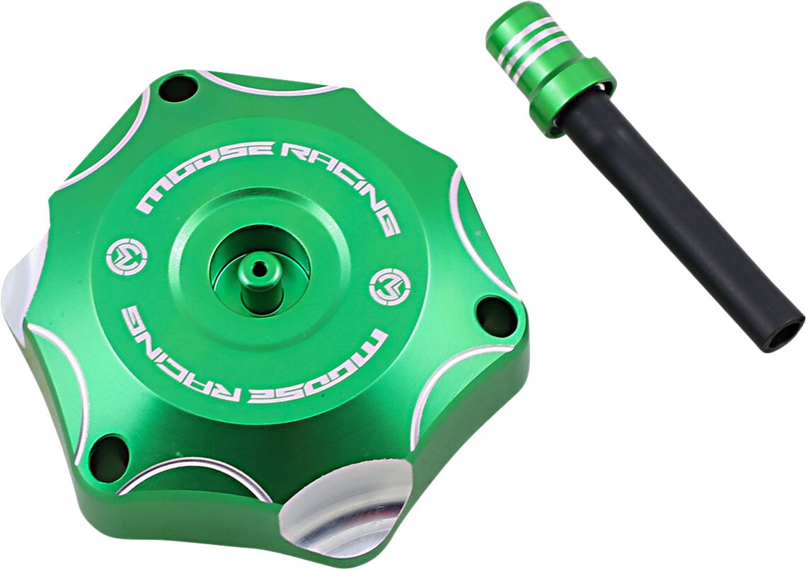 Moose Offroad Hard Parts Cap Gas Alum Kaw/Gn