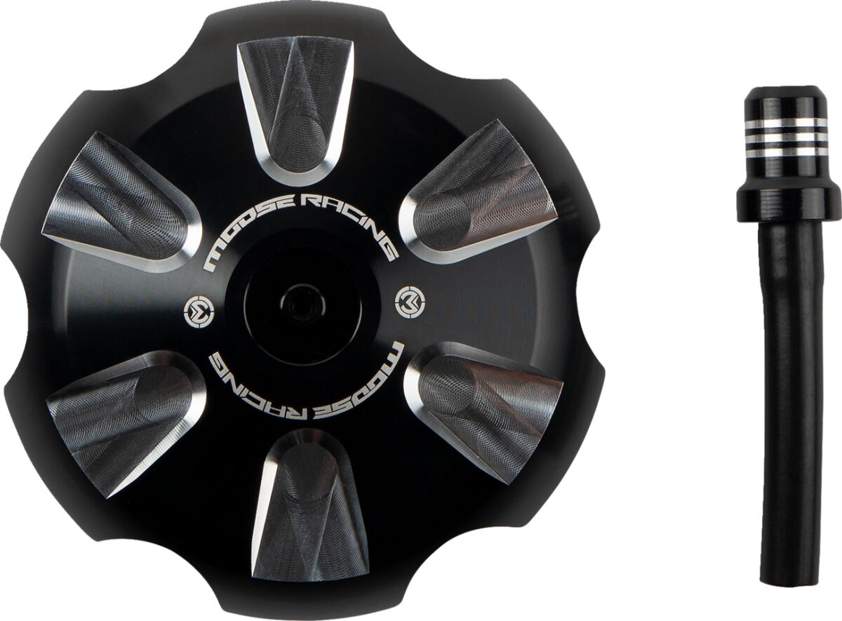 Moose Offroad Hard Parts Cap Gas Alum Gas Bk