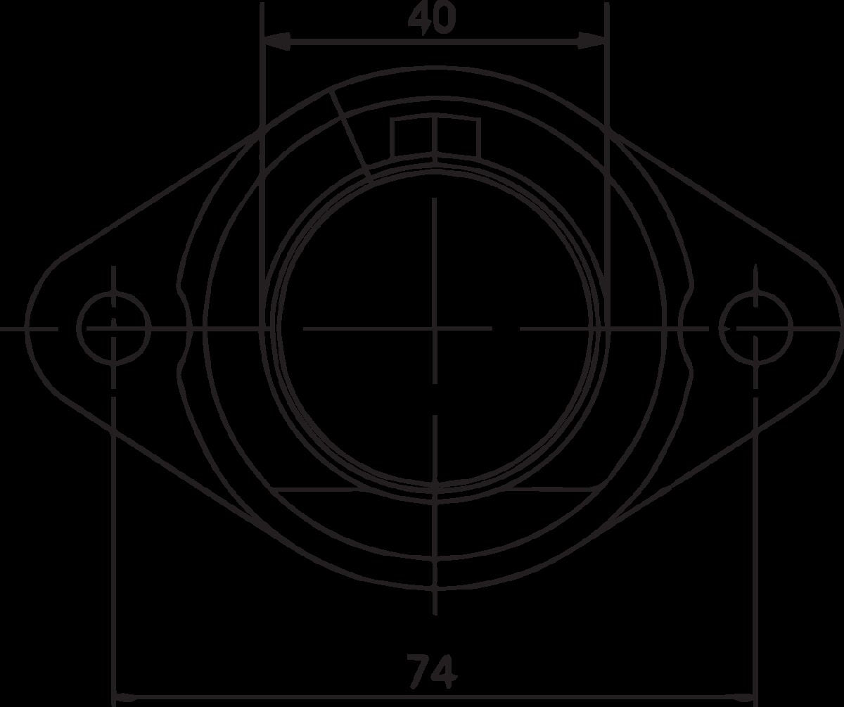 Parts Unlimited Carb Flange Universal