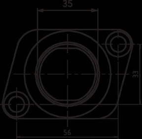 Parts Unlimited Carb Flange Polaris