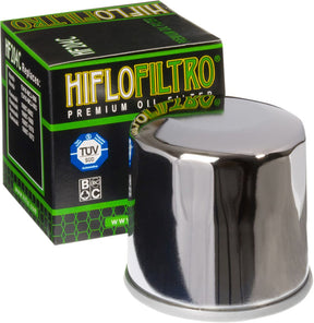 Hiflofiltro Filter Oil Hf204 Chrome