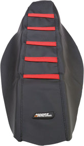 Moose Offroad Hard Parts Seat Cover Ribbed Hon Red