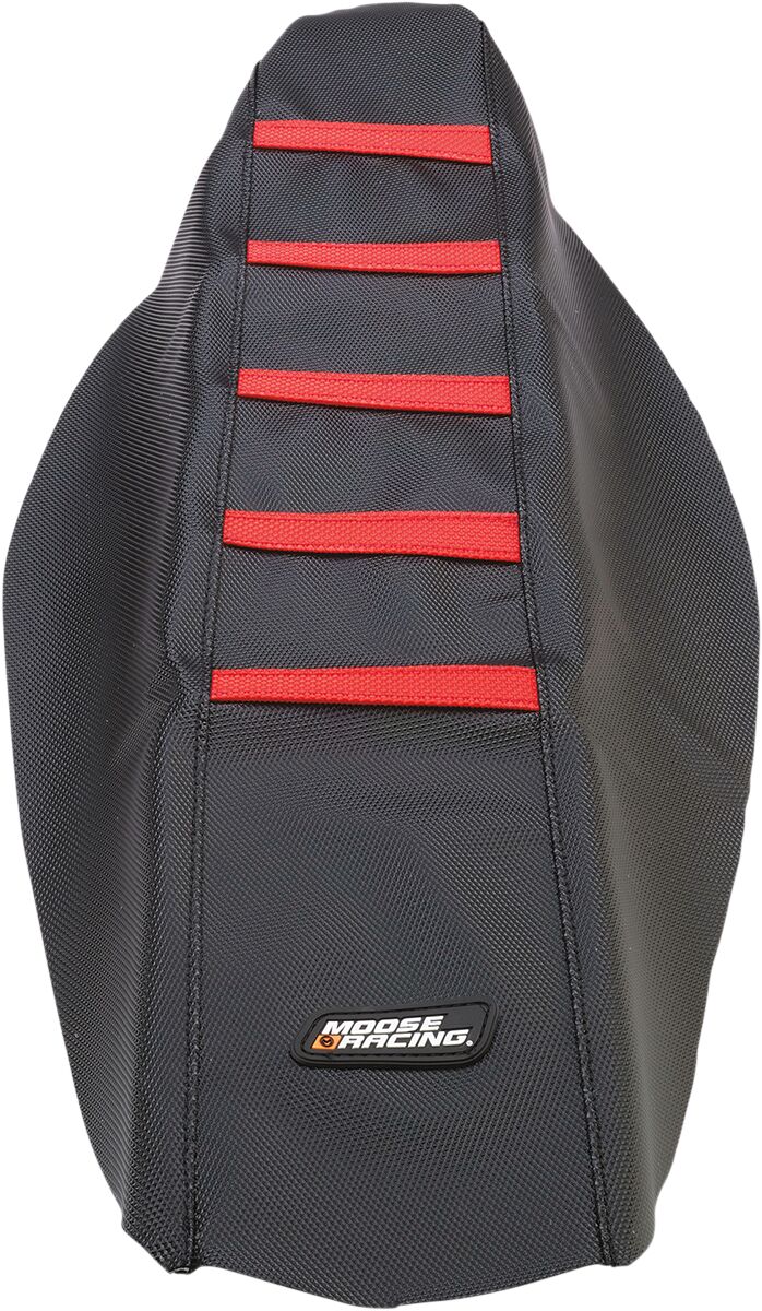 Moose Offroad Hard Parts Seat Cover Ribbed Hon Red