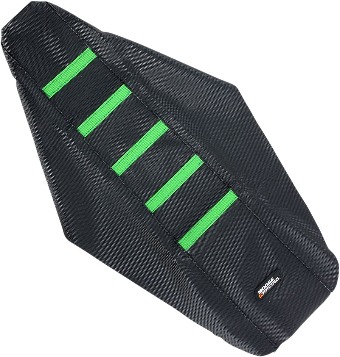 Moose Offroad Hard Parts Seat Cover Ribbed Kaw Grn