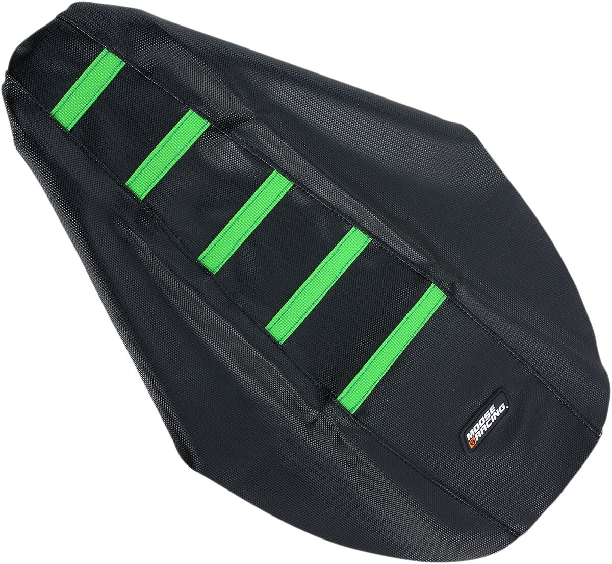Moose Offroad Hard Parts Seat Cover Ribbed Kaw Grn