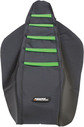 Moose Offroad Hard Parts Seat Cover Ribbed Kaw Grn