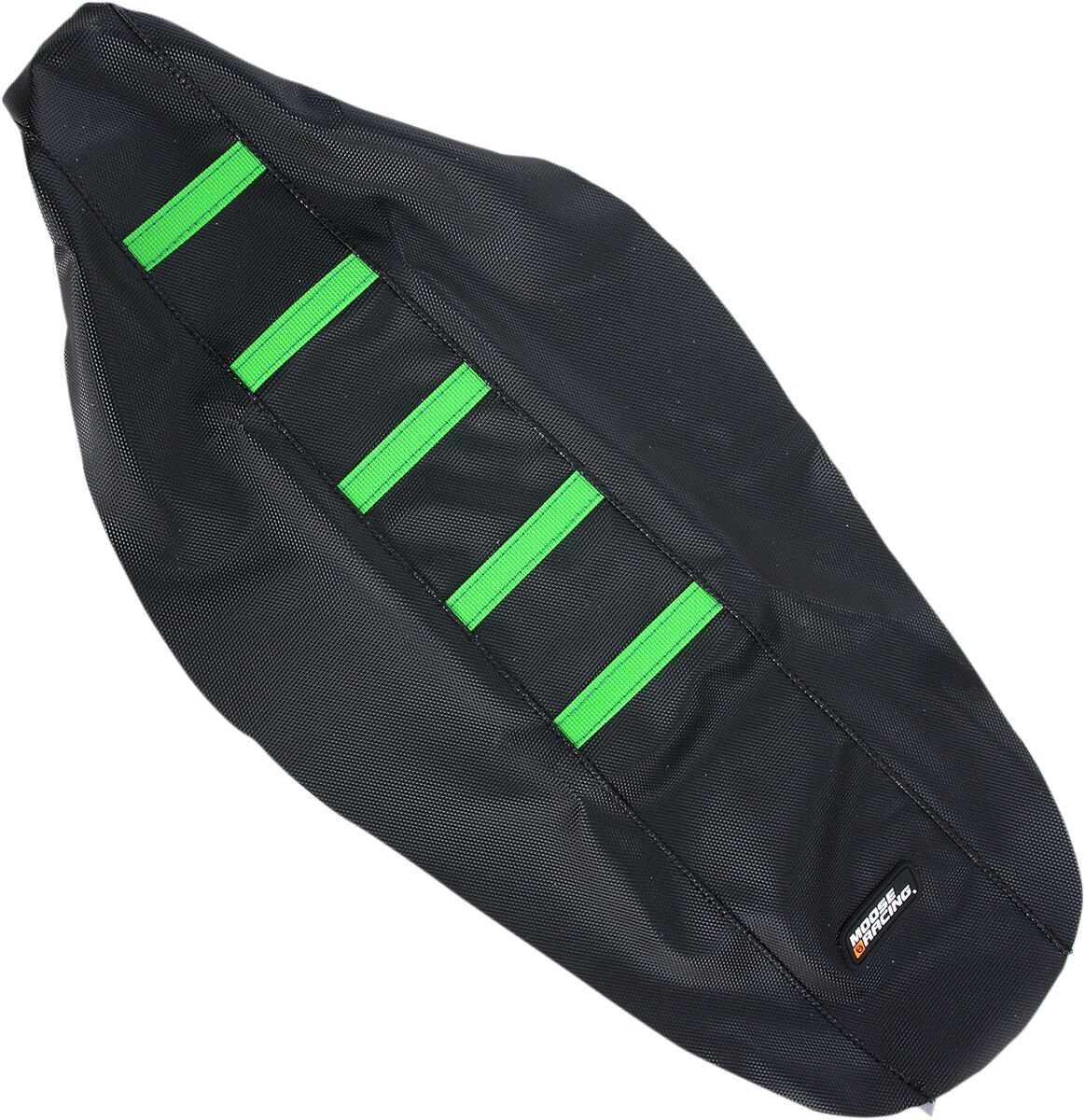 Moose Offroad Hard Parts Seat Cover Ribbed Kaw Grn