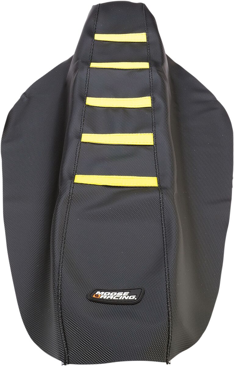Moose Offroad Hard Parts Seat Cover Ribbed Suz Yel