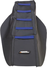 Moose Offroad Hard Parts Seat Cover Ribbed Yam Blu