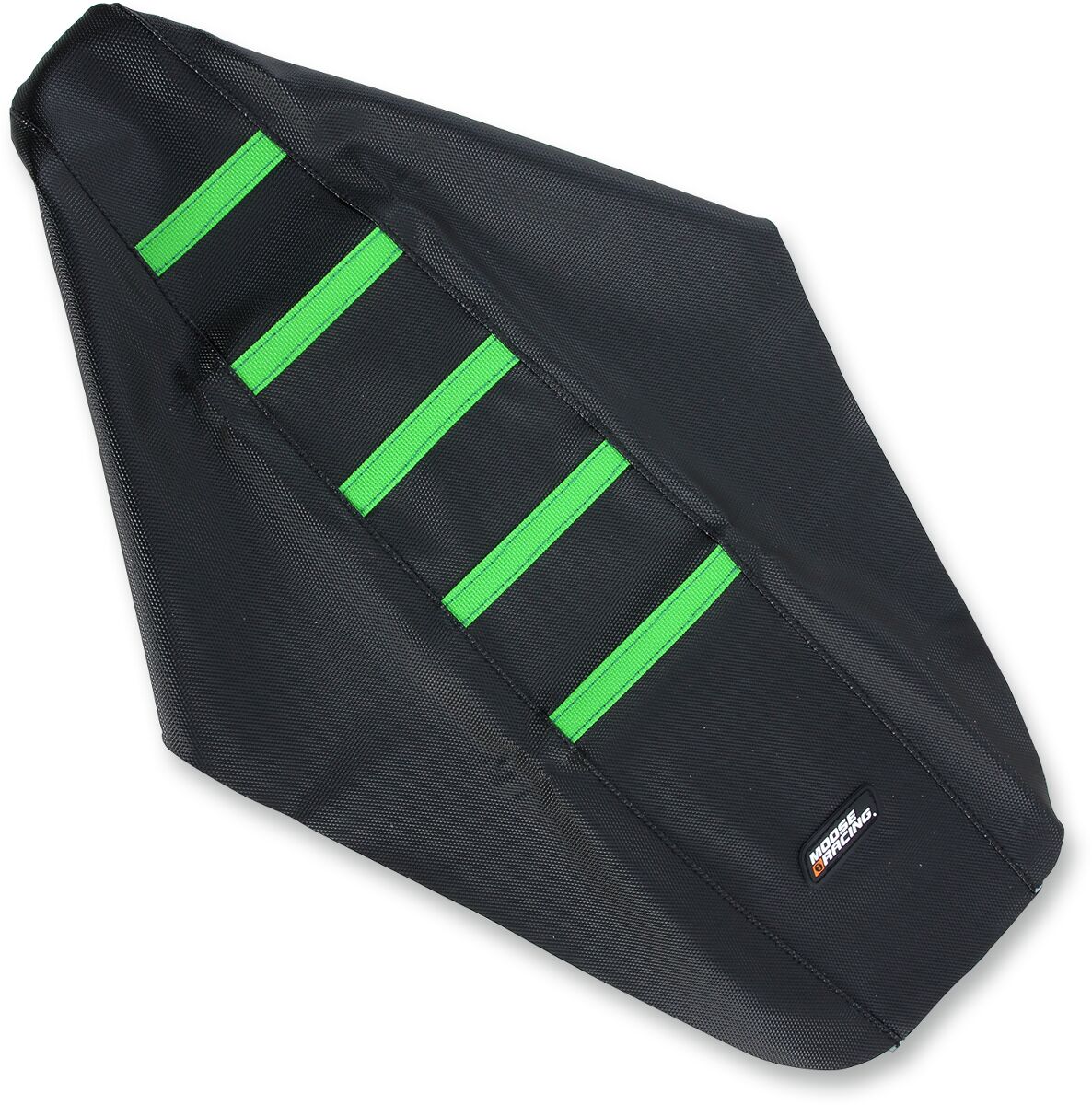 Moose Offroad Hard Parts Seat Cover Ribbed Kaw Grn