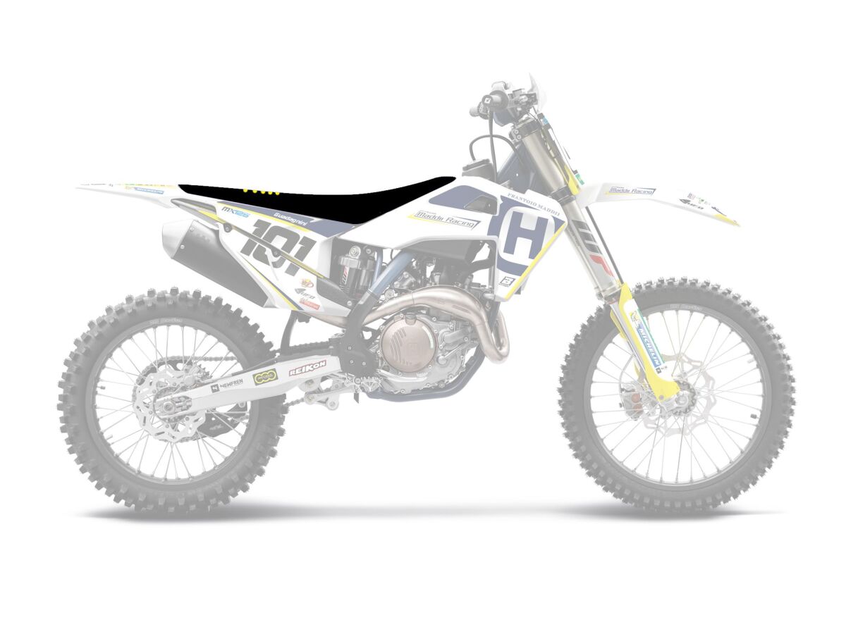 Blackbird Racing Seatcvr Dg3 Fc Bk/Yl 19