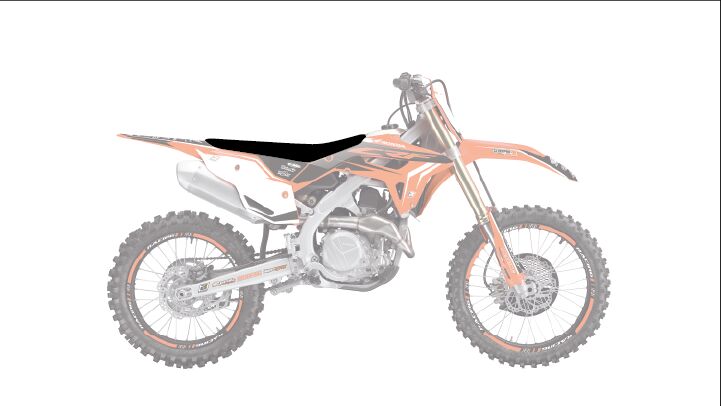 Blackbird Racing Seatcvr Pyr Crf450 21 Bk