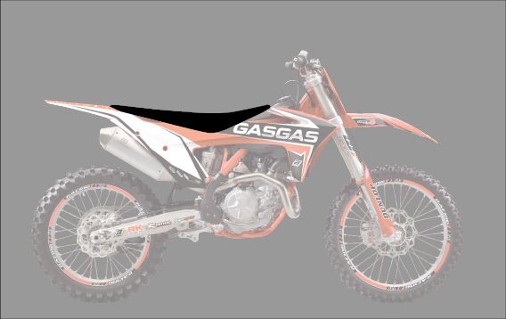 Blackbird Racing Seatcvr Pyr Gasgas 21 Bk