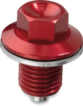 Moose Offroad Hard Parts Drain Plug Magnetic Red