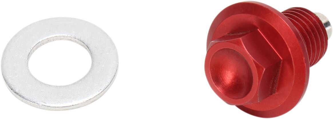 Moose Offroad Hard Parts Drain Plug Magnetic Red