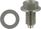 Moose Offroad Hard Parts Drain Plug Magnetic Slvr