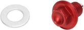 Moose Offroad Hard Parts Drain Plug Magnetic Red