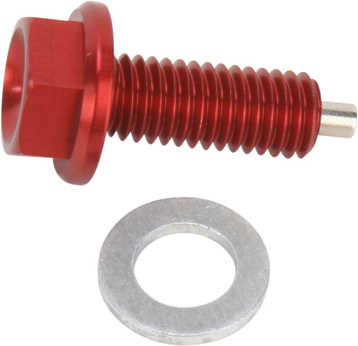 Moose Offroad Hard Parts Drain Plug Magnetic Red