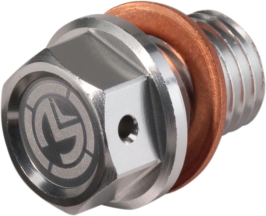 Moose Offroad Hard Parts Drain Plug Magnetic Slvr