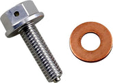 Moose Offroad Hard Parts Drain Plug Magnetic Slvr