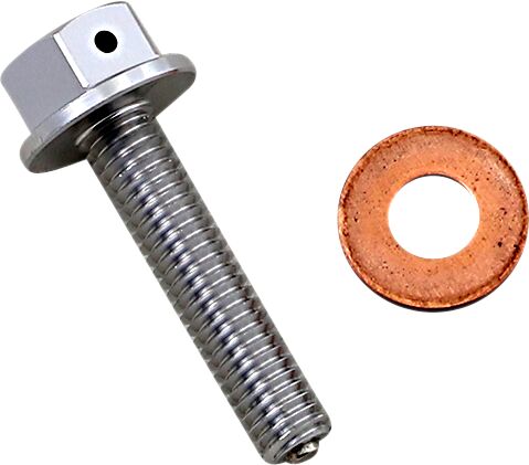 Moose Offroad Hard Parts Drain Plug Magnetic Slvr