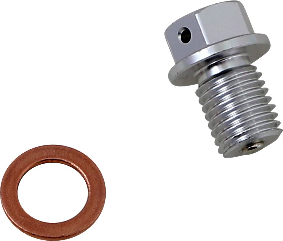 Moose Offroad Hard Parts Drain Plug Magnetic Slvr
