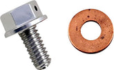 Moose Offroad Hard Parts Drain Plug Magnetic Slvr