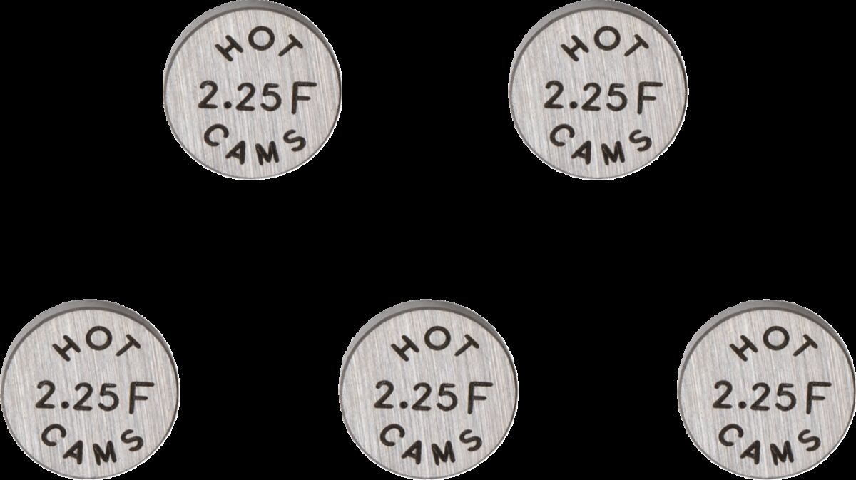 Hot Cams Valve Shim 5 Pk 10.0 X2.25