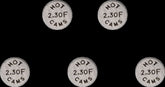 Hot Cams Valve Shim 5 Pk 10.0 X2.30
