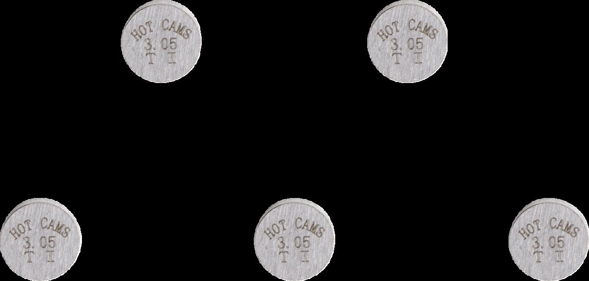 Hot Cams Valve Shim 5 Pk 7.48 X3.05