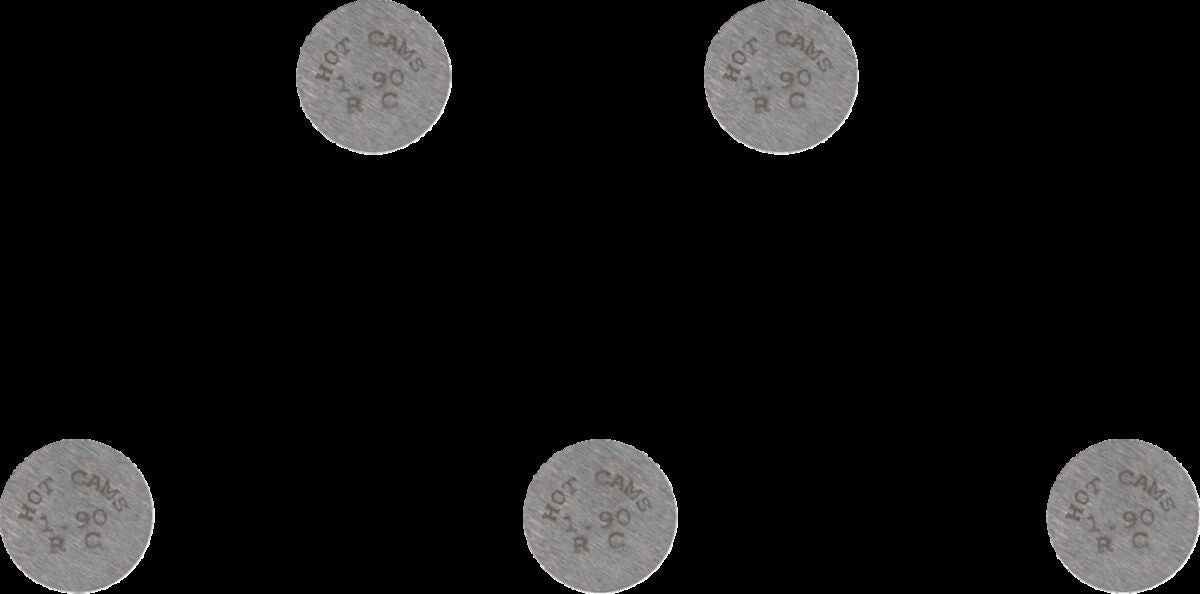 Hot Cams Valve Shim 5 Pk 13 X1.90