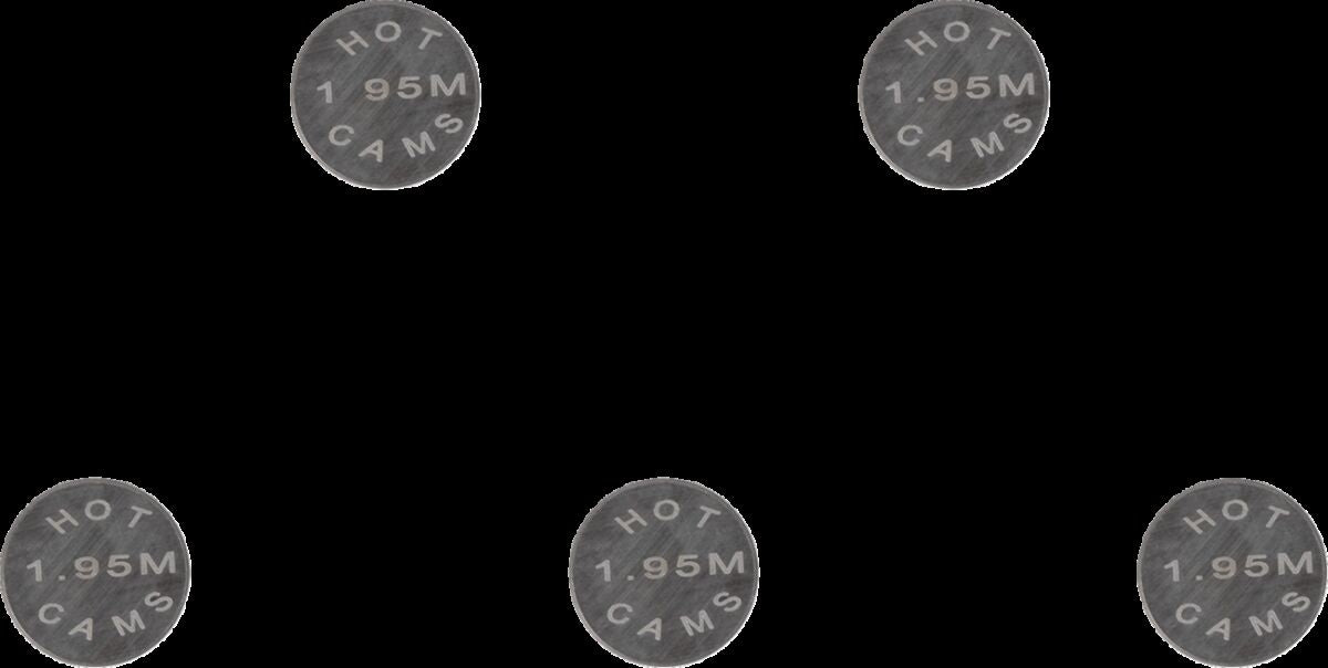Hot Cams Valve Shim 5 Pk 13 X1.95