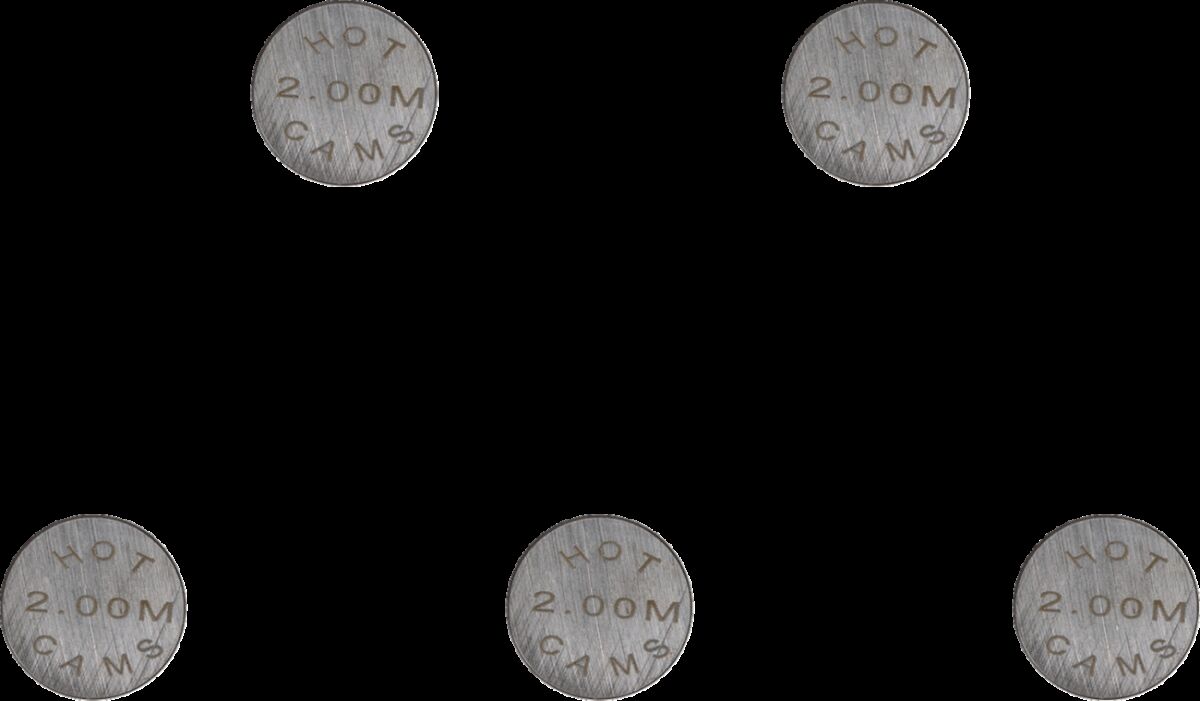 Hot Cams Valve Shim 5 Pk 13 X2.00