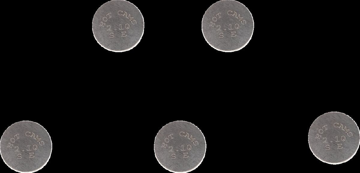Hot Cams Valve Shim 5 Pk 13 X2.10