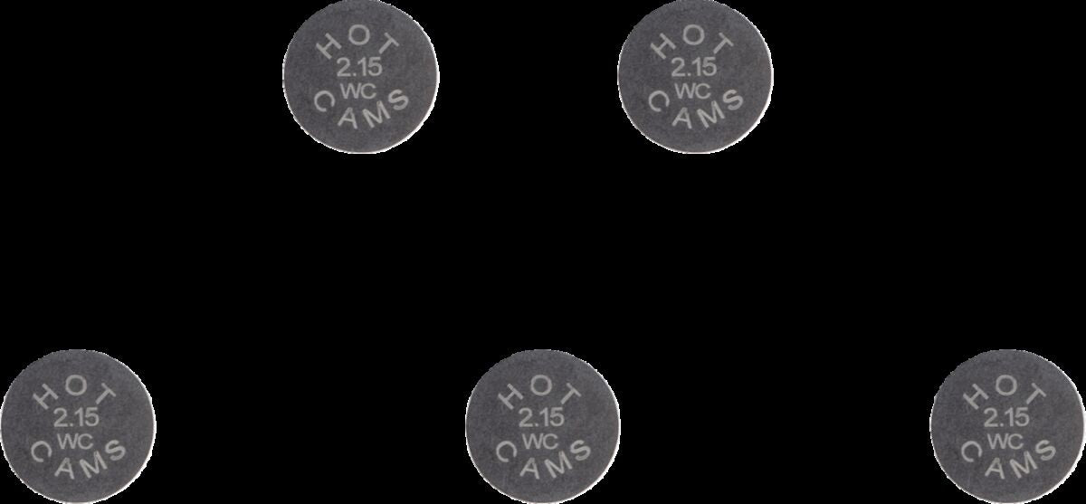 Hot Cams Valve Shim 5 Pk 13 X2.15
