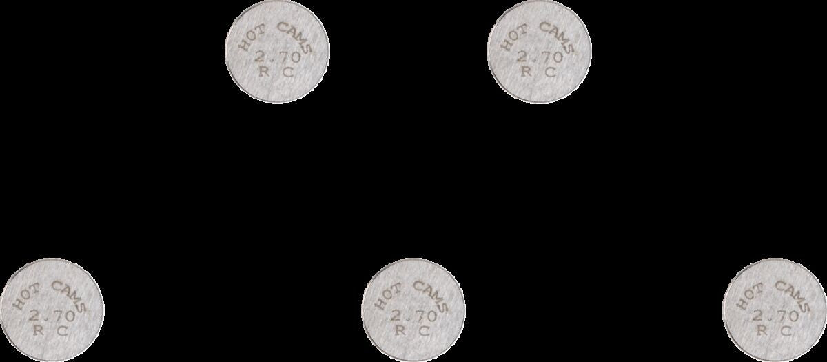 Hot Cams Valve Shim 5 Pk 13 X2.70