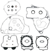 Moose Offroad Hard Parts Gasket Set W/Os Rmz450