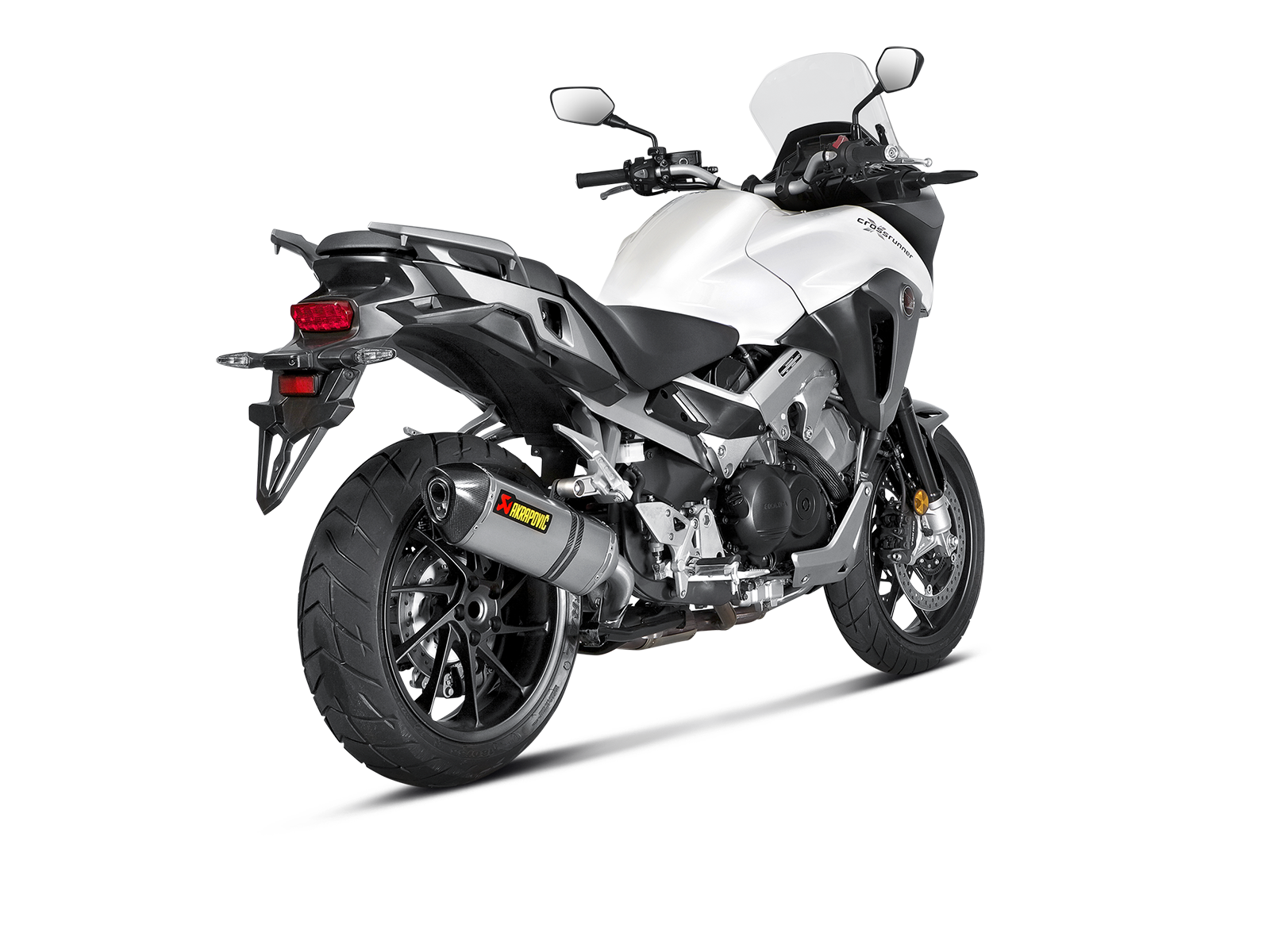Silencieux titane gris  -  Honda  VFR800X Crossrunner