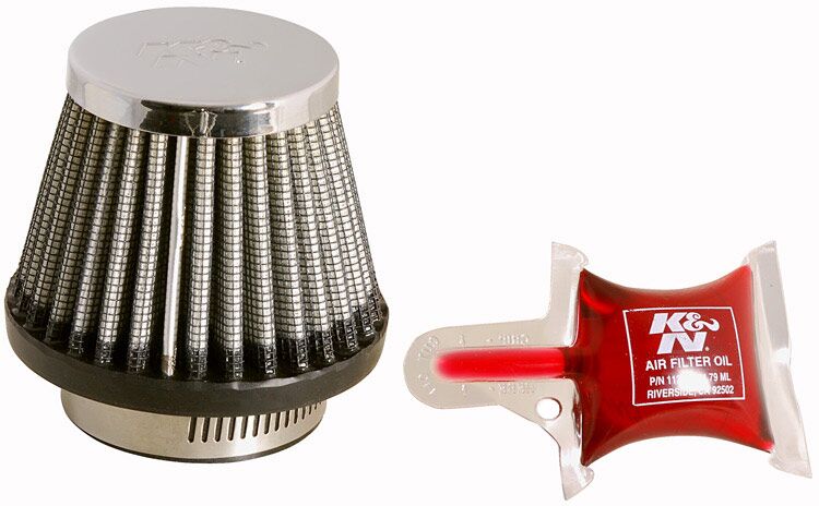 K & N Air Filter Clmp On 43 Mm
