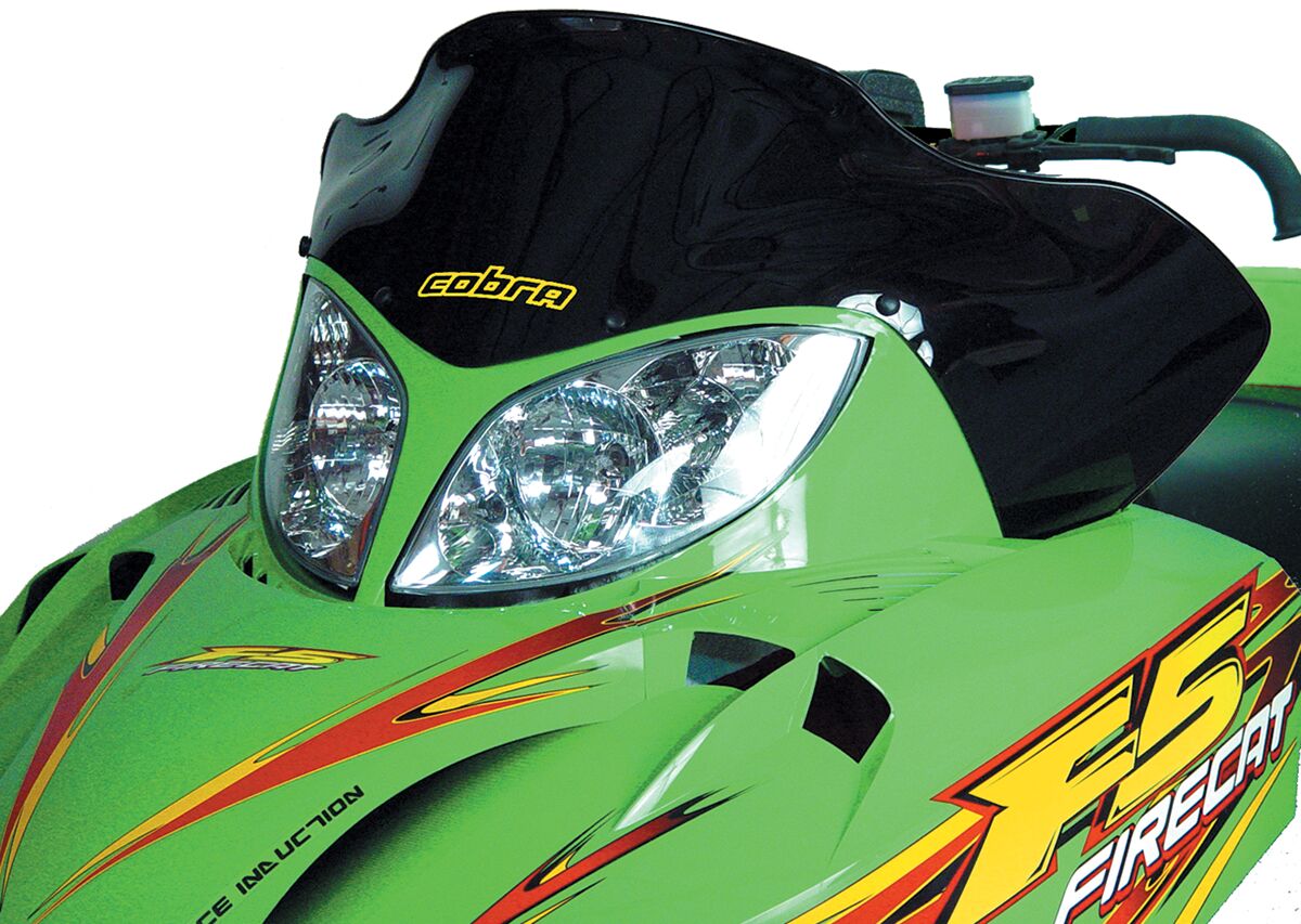 Powermadd Windshield 14.25 Blk Arc