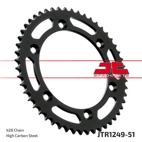 Jt Sprockets Sprocket Rear 51 T 428