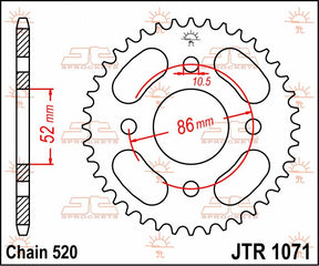 Jt Sprockets Sprocket Rear 30 T 520