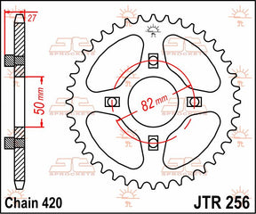 Jt Sprockets Sprocket Rear 40 T 420