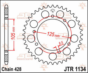 Jt Sprockets Sprocket Rear 48 T 428