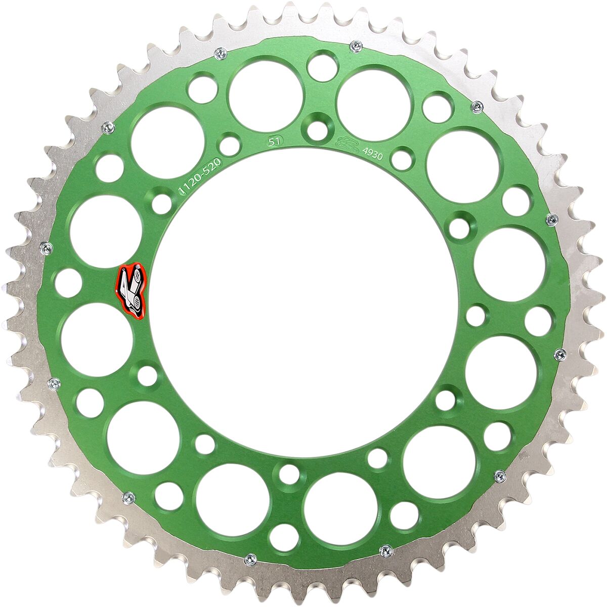 Renthal Sprocket R 520 51 T Gn Sc Twin
