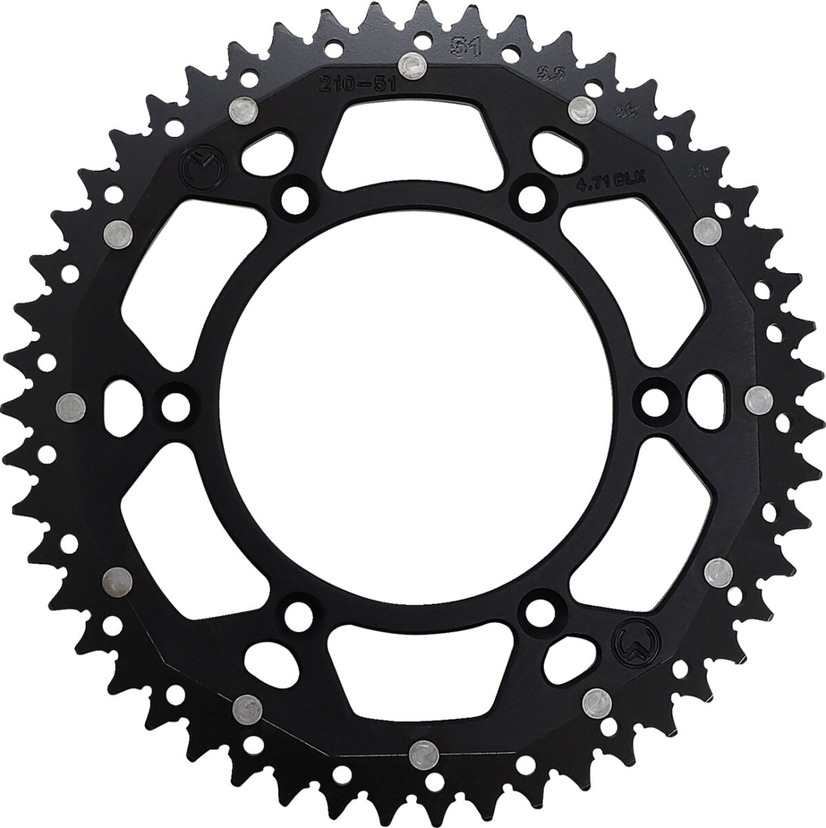 Moose Offroad Hard Parts Sprocket Dual Mse 51 Bk