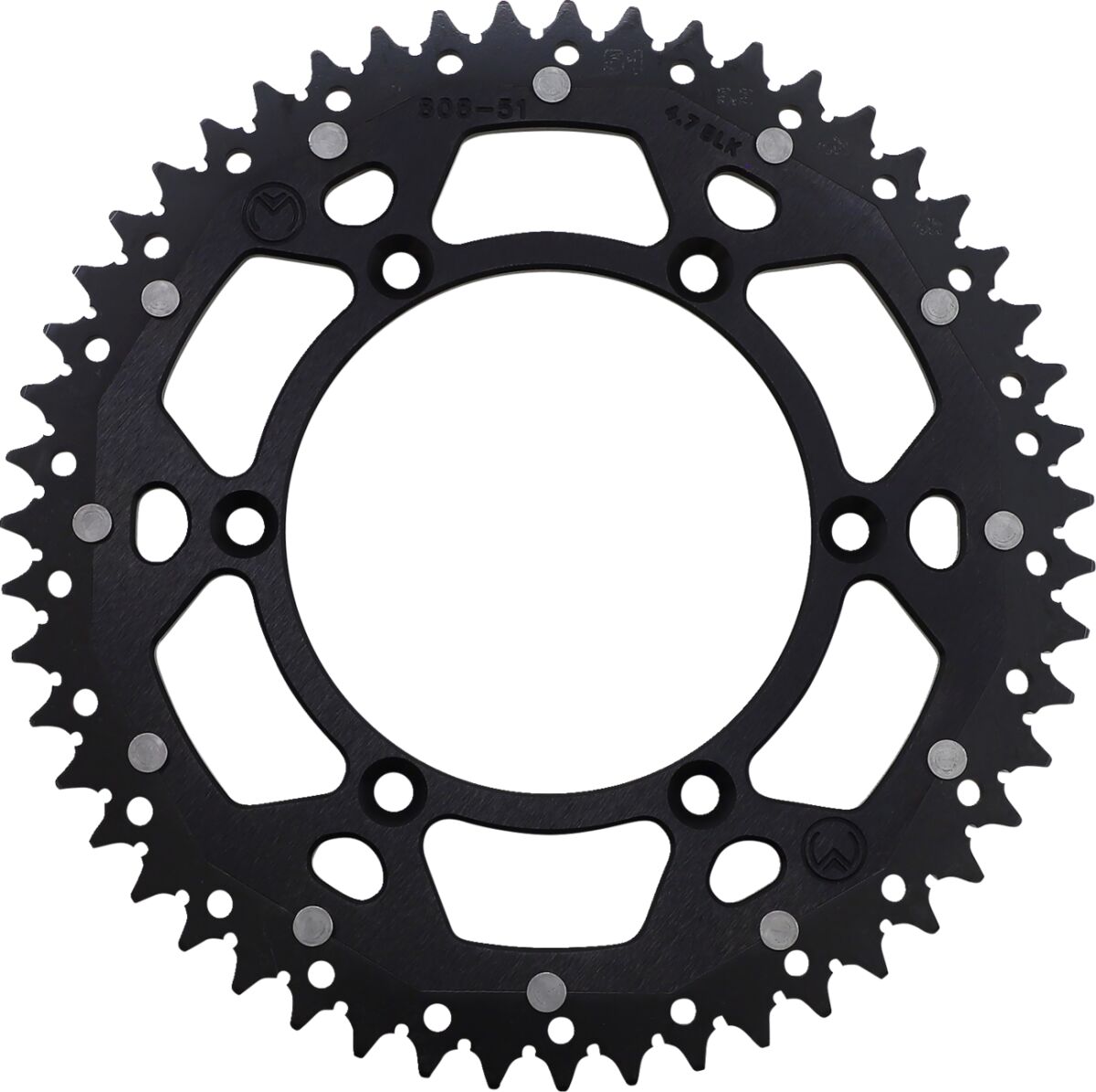 Moose Offroad Hard Parts Sprocket Dual Mse 51 Bk