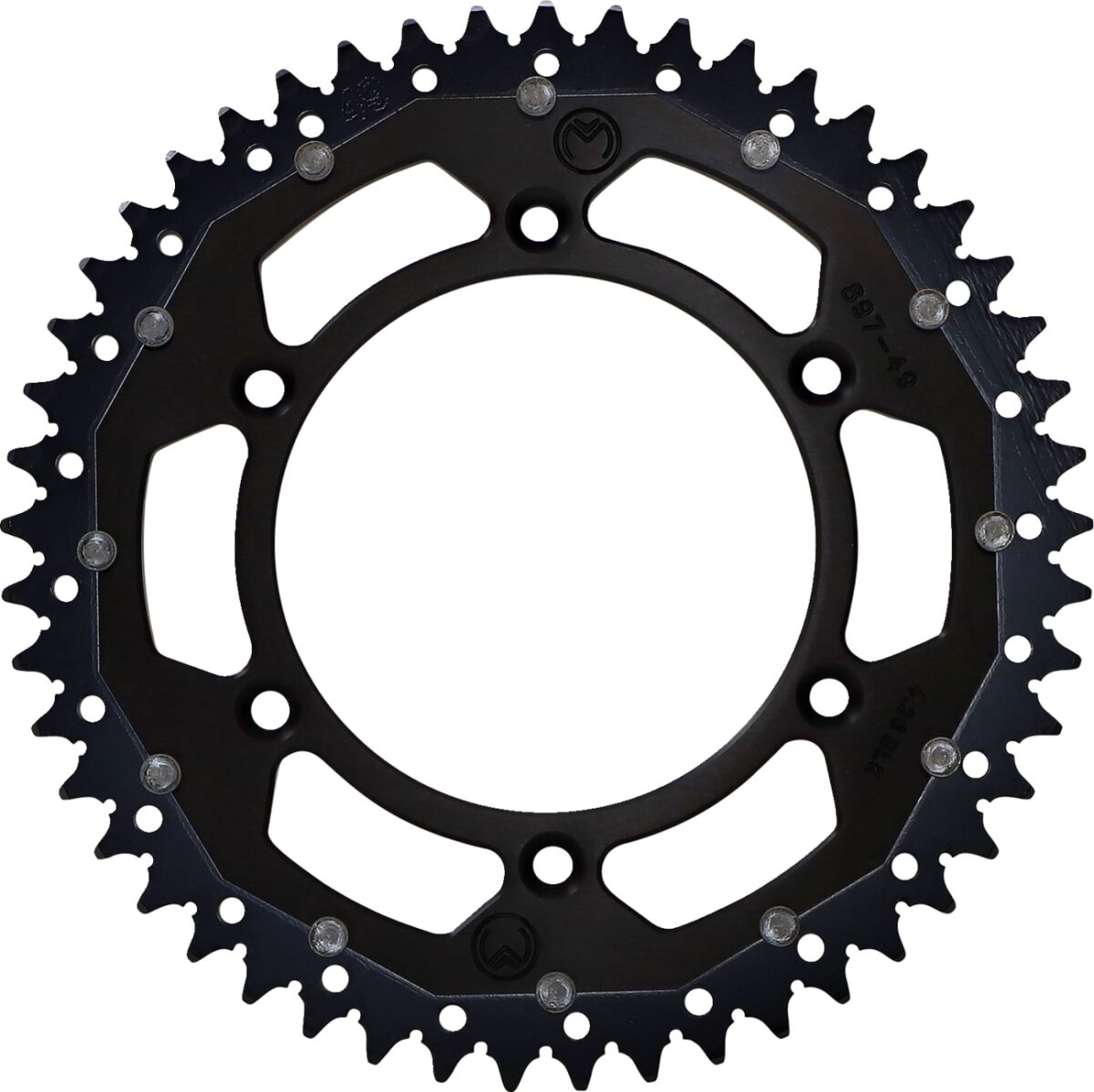 Moose Offroad Hard Parts Sprocket Dual Mse 49 Bk