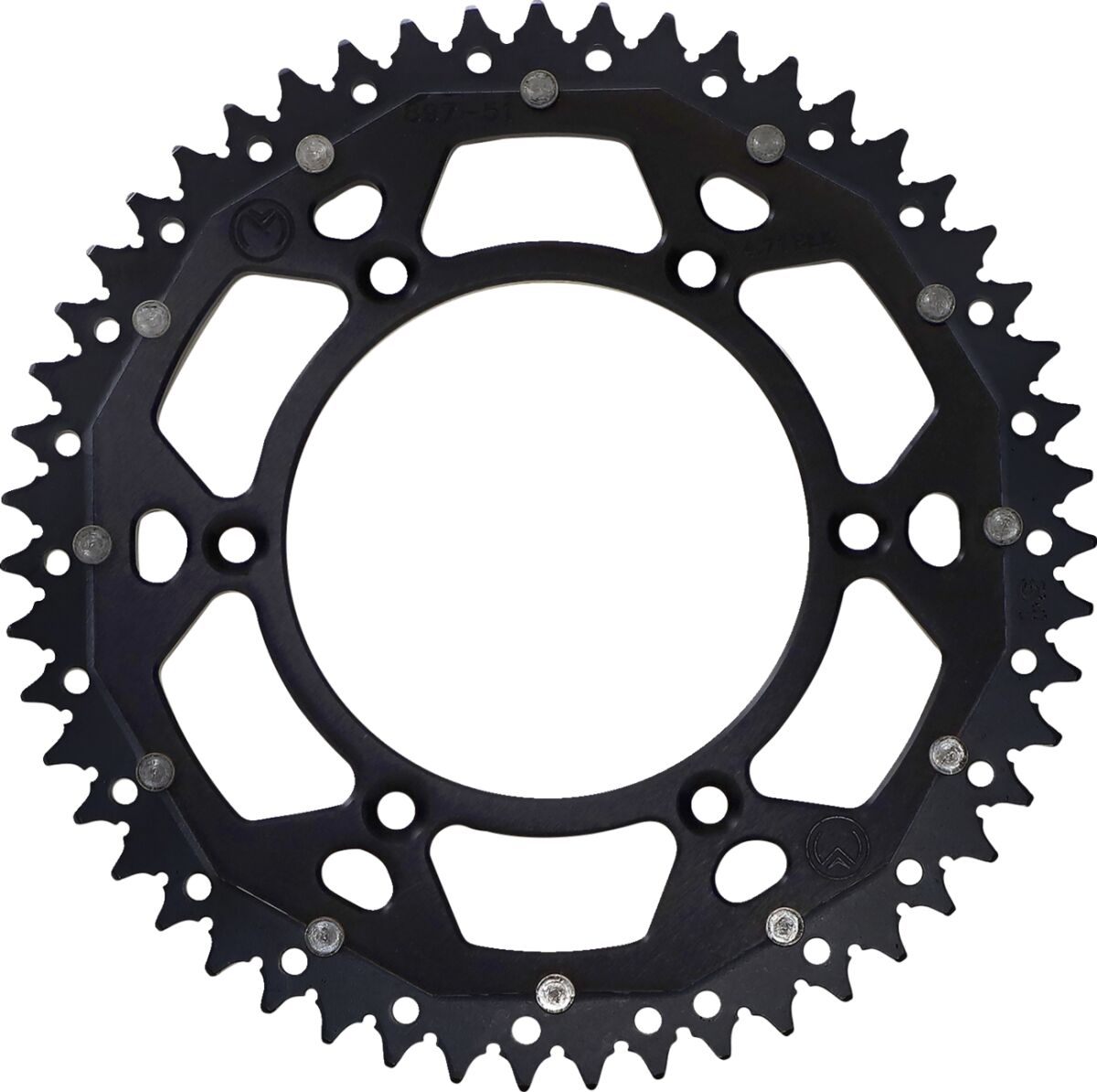 Moose Offroad Hard Parts Sprocket Dual Mse 51 Bk