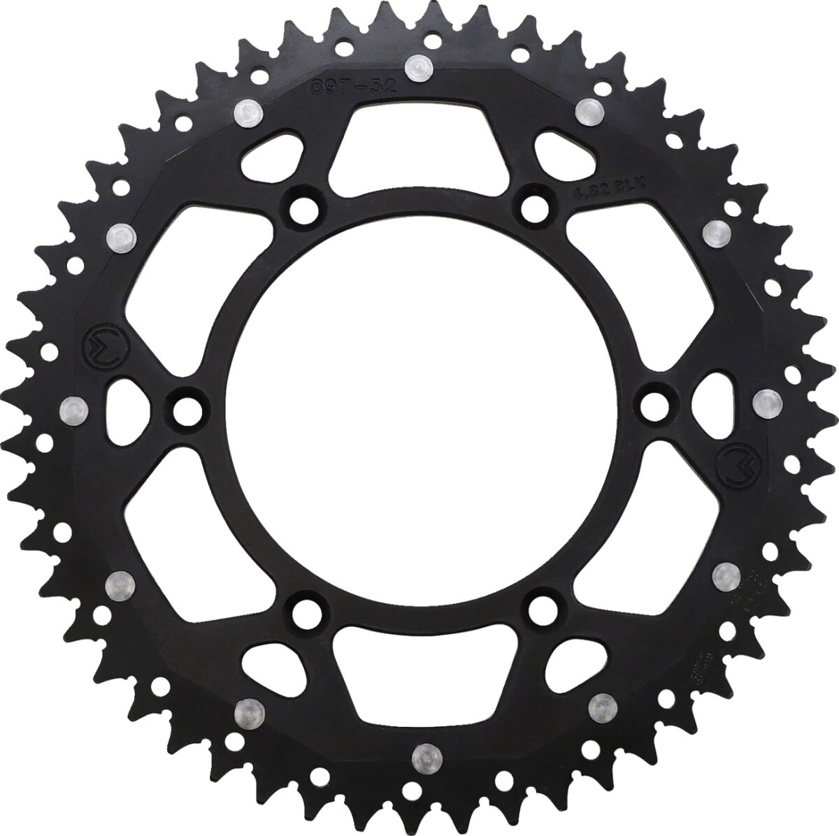Moose Offroad Hard Parts Sprocket Dual Mse 52 Bk
